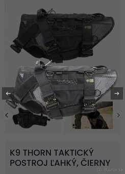 Postroj pre psa k9 thorn - 2