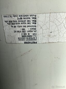 Ohrievač vody 100 L s nepriamym ohrevom PROTERM - 2