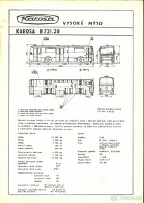 Prospekty - Autobusy Karosa 3 - 2
