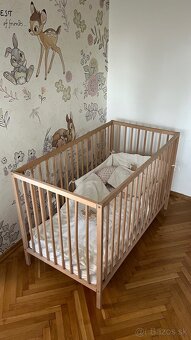 Postieľka IKEA SNIGLAR + matrac a výbava - 2