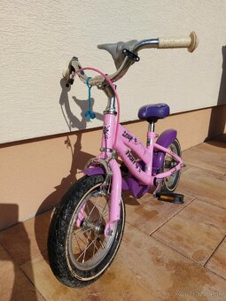 Predám detský bicykel HARRY 12 Lolly ružová - 2