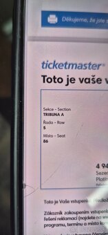 Imagine Dragons vstupenka 2ks - 2