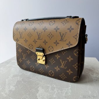 Originál LOUIS VUITTON Pochette Métis Reverse kabelka taška - 2