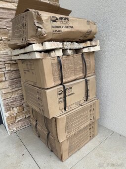 Obkladový kameň Vaspo bridlica hradná béžovo-hnedá - 2