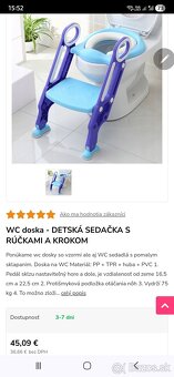 WC doska so schodmi pre deti - 2