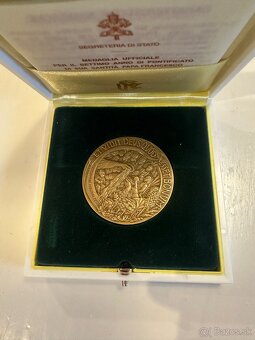 oficiálna bronzova zberateľská medaila Vatikánu - 976/2500 - 2