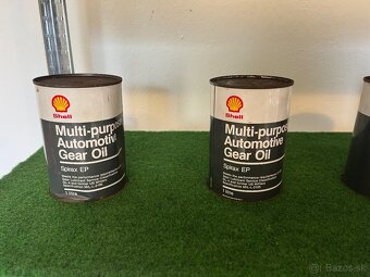 Plechovice od oleja shell - 2