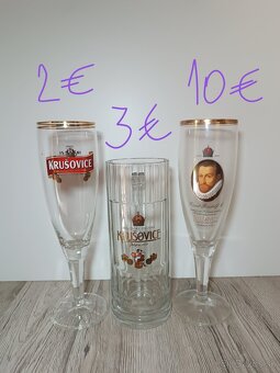 České pivové poháre 1 - 2