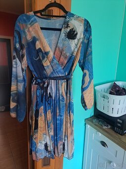 Dámske šaty modre - 2