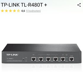 Tp-link TL-R480T+ Lan router s Load Balancingom - 2