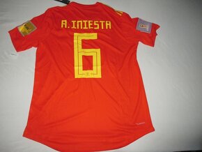 Národný futbalový dres Španielsko - Iniesta - 2