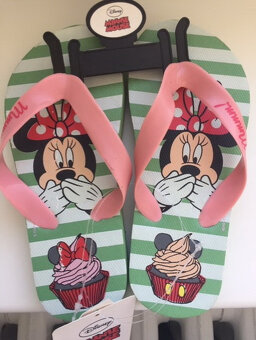 Detské šľapky- žabky Mickie Mouse-viac druhov-znížená cena - 2