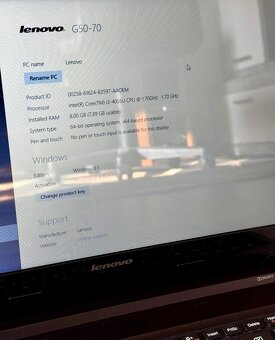 Notebook Lenovo G50-70 - 2