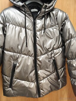 Strieborná bunda Reserved M/S - 2