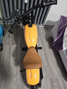 Elektrická motorka pre deti (vintage štýl) - 2