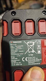 Parkside bateria 2Ah 20V nova - 2