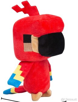 Minecraft Warden, Korytnacka, papagaj 25 cm - 2