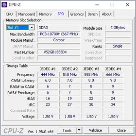 Corsair 2x 2GB DDR3 1333Mhz CL9 - 2