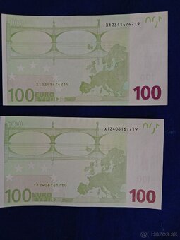 Predám 100eu.bankovky 2002 - 2