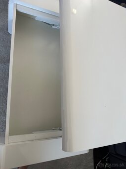 Stolík konferenčný dizajnový vysoky lesk - 2