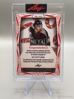 RARITA Jaromír Jágr - 2023 Leaf metal 2/3 - 2