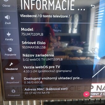 SMART LG 4K UHD 190cm - 2