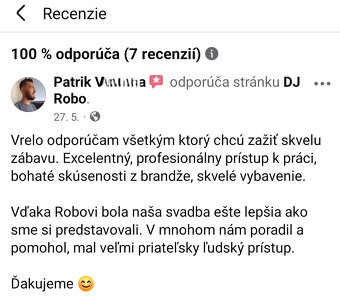 DJ Robo - svadby, plesy, rodinne oslavy, firemne akcie,... - 2