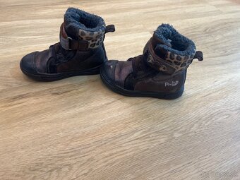 Zimné kožené topánočky Panthe 24 - 2