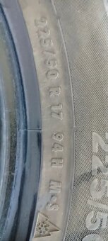 2 zimné pneumatiky 225/50 R17 94H Continental ContiWinterCon - 2