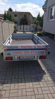Prívesný vozík, PRENÁJOM - 2