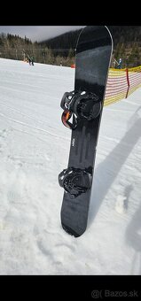 Snowboard set Raven 157 + Salomon BOA – Ako nový - 2