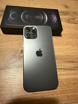 Predám Iphone 12 pro max 256g čierny titán - 2
