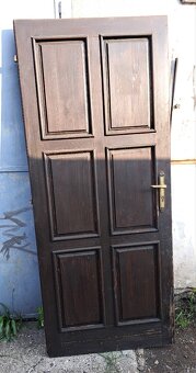 Vchodové dvere drevené - 2