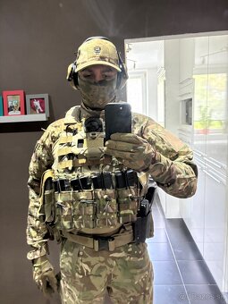 Nepriestrelna vesta Ciras multicam s plátami, príslušenstvom - 2
