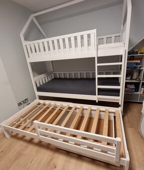 Poschodová posteľ domček montessori - 2