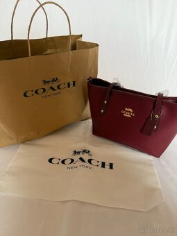 Coach burgundy tote bag - 2