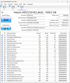 Predám 3,5" 1TB HDD SATA - 2