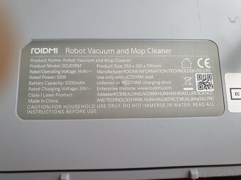 robotický vysávač roidmi eve plus - na diely - 2