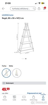 Regál Livaro home - 2