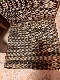 Mohutné ratanové stoličky - 2