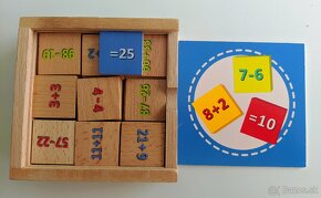 Vzdělávací box Matematika plus mínus (drevo) - 2