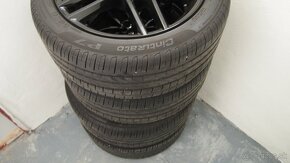 Hliníkové disky R18 5x112 + letné pneu Pirelli 235/45 R18 - 2