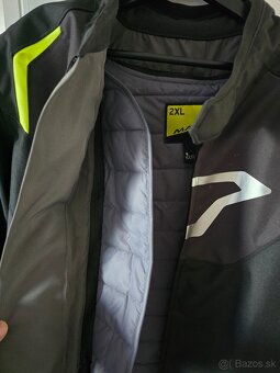 Motorkárska bunda Macna 2XL s chrbtovým chráničom - 2