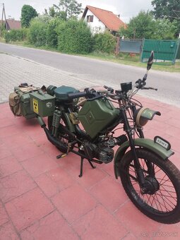 Vojenská Babeta s vozíkom. - 2