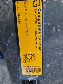 Nové rohožé Hyndai i30  2017- - 2