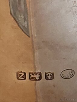 Starozitny strieborny pohar - 2