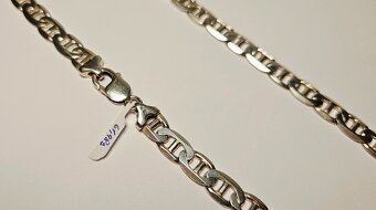 strieborná reťaz 62g - 2