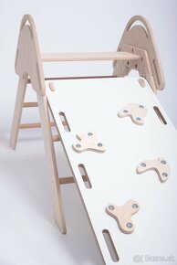 Montessori zostava  rebrík +šmykľavka 2v1v - 2