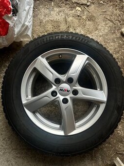 Predam hlinikove disky R16 platin et41 6,5Jx16h2 a zimne pne - 2