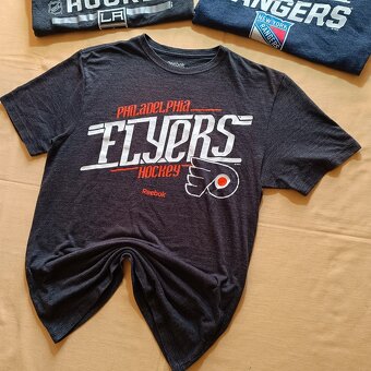Philadelphia Flyers NHL oficiálne sivé tričko s potlačou S - 2
